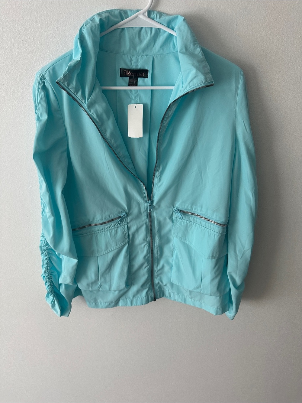 Renuar Women's Aqua Zip-Front Utility Jacket
